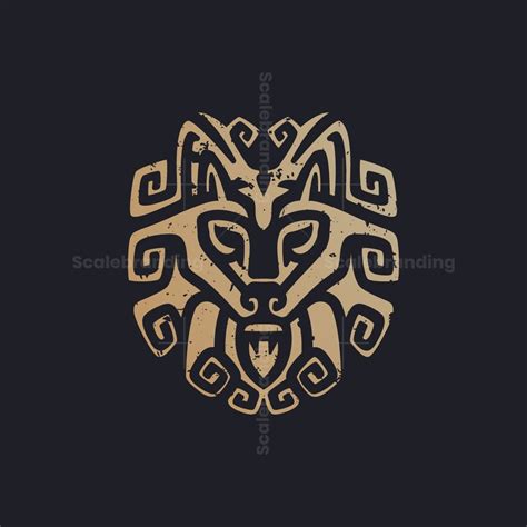 Tribal Wolf Symbol