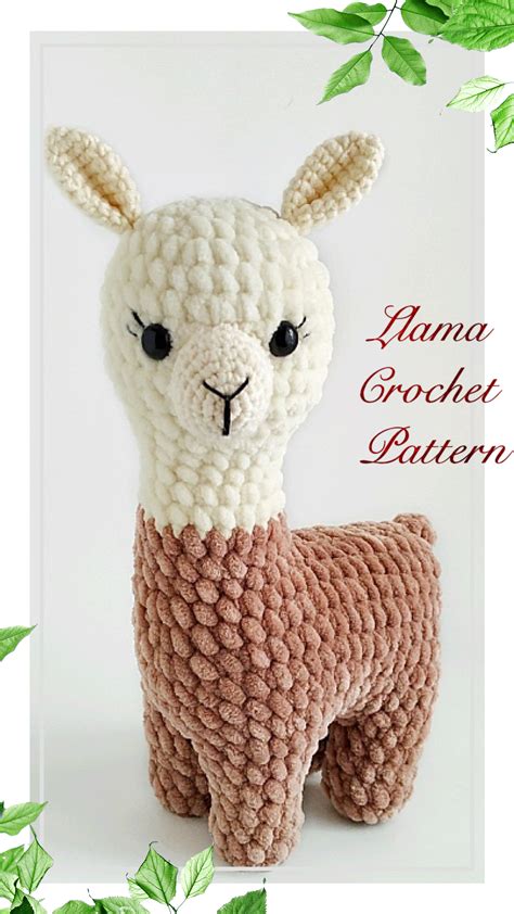 38 Crochet Stuffed Llama Pattern Information · Liloe