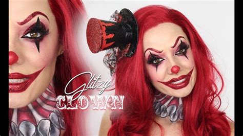 Glitzy Clown Makeup Tutorial Halloween Shonagh Scott Scary Clown