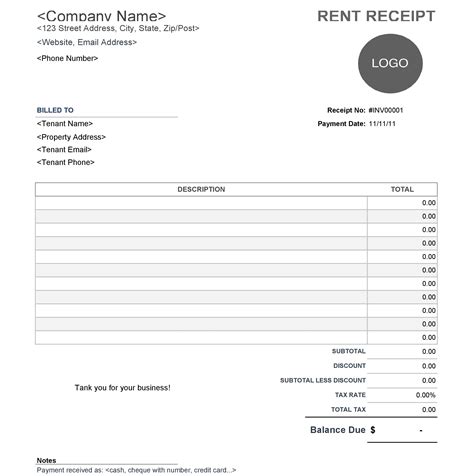 For example, loading a prepaid account with a credit card to get the rewards and then. 30 Printable Rent Receipt Templates Word/PDF - TemplateArchive