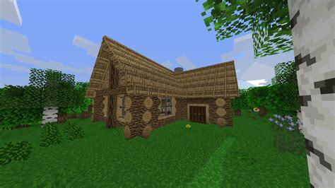 Log Cabin Build Using The Chisels And Bits Mod Im Absolutely Hooked