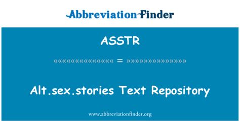 Definition Asstr Xstories Text Repository Xstories Text Repository