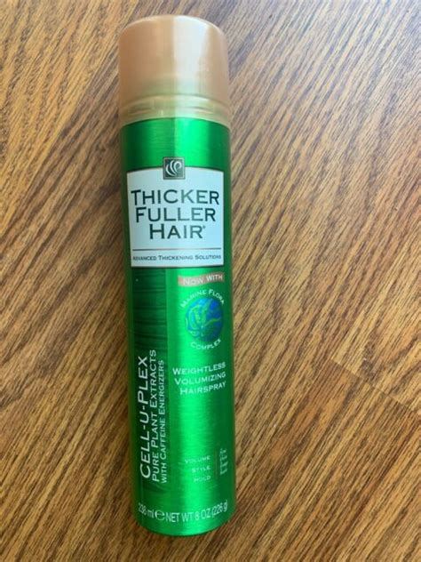 Schwarzkopf Thicker Fuller Hair 8oz Volumizing Hairspray For Sale