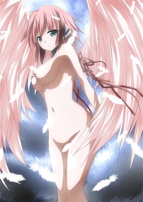 akita hika ikaros sora no otoshimono bad id bad pixiv id highres 1girl o angel wings