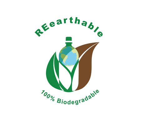 Bold Modern Biodegradable Logo Design For Reearthable 100