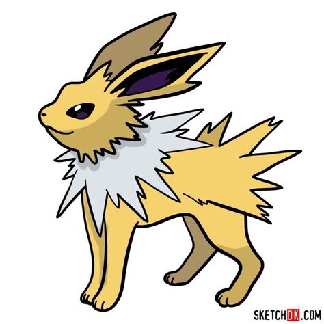 How To Draw Jolteon Pokemon Pokemon Pokemon Drawings Drawings