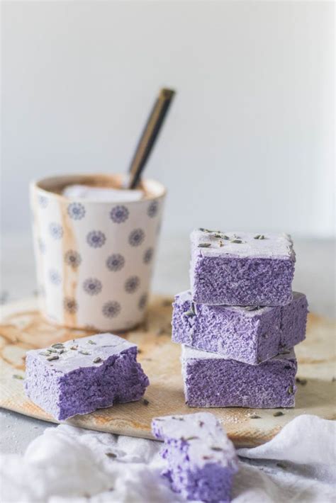 Lavender Marshmallows Recipe Lavender Dessert Lavender Recipes Recipes With Marshmallows