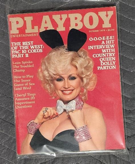 Playboy Magazine Dolly Parton October 1978 Rare 1 STAR EBay