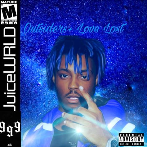 my first ever attempt at an album cover any thoughts on what i can improve juicewrld