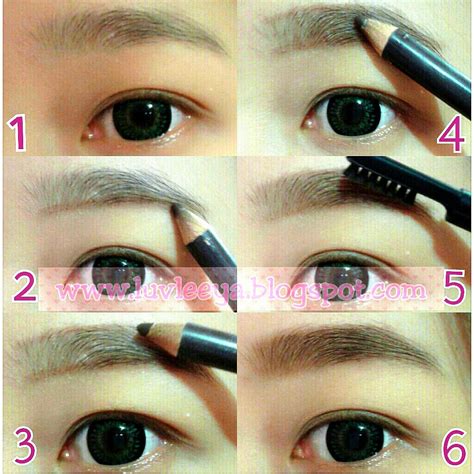 Leeyas Blog Simple And Easy Korean Straight Eyebrows Tutorial With Etude Easy Brow Pencil In