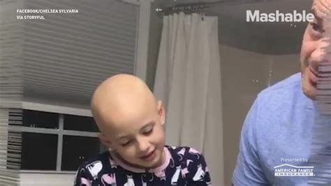 Dad Shaves His Head To Help His Daughter Who Has Alopecia Mashable