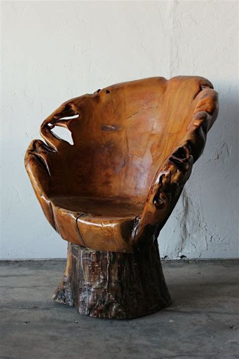 Antique vintage solid wood spindle back kidney shaped windsor accent chair. 107 best Chainsaw wood Carving chair design ideas images on Pinterest