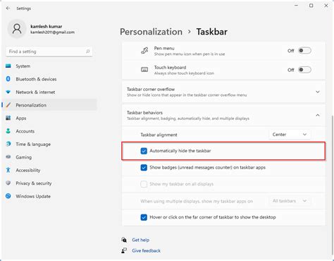 How To Automatically Show Or Hide Windows 11 Taskbar The Microsoft