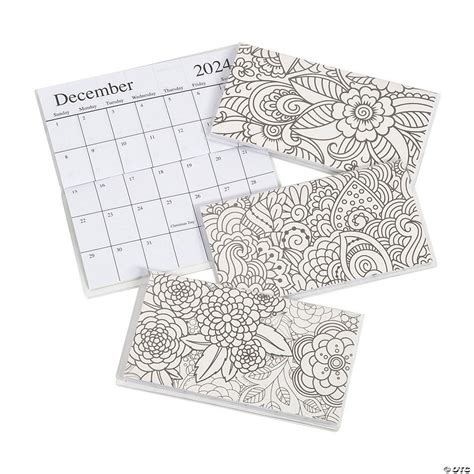 Free Printable Adult Coloring 2024 Calendar 2024 Calendar Printable