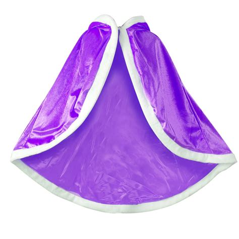 Girls Cape Princess Hooded Cape Purple Cloak Costume