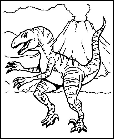 Dinosaur Printable Coloring Page