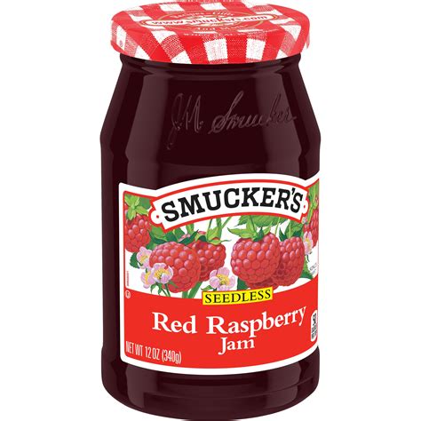 Smuckers Seedless Red Raspberry Jam Smartlabel