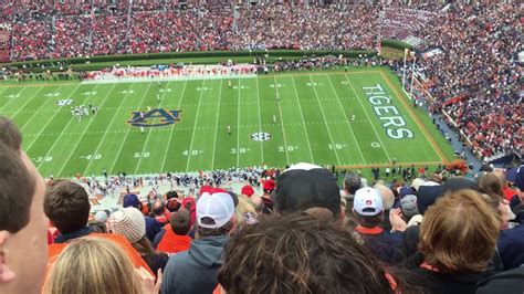 Auburn Vs Uga 2017 Opening Kickoff And Uga Touchdown Youtube