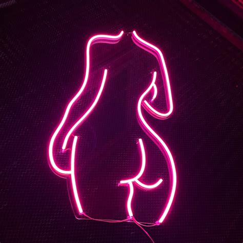 Led Neon Sign Female Sexy Neon Light Bar Light Neon Wall Etsy