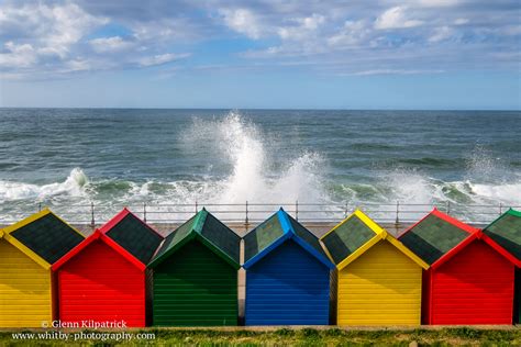 Whitby Beach Huts From Behind Whitby Photography