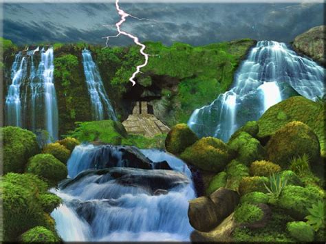 50 3d Animated Waterfall Wallpaper Wallpapersafari