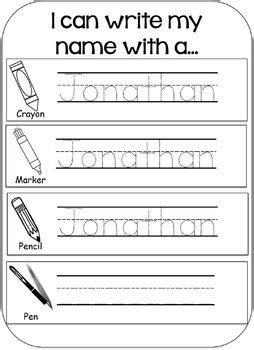 The file is editable so you can personalize it with your child or students' names. Name Writing Practice (Editable) by Simply Teaching ...