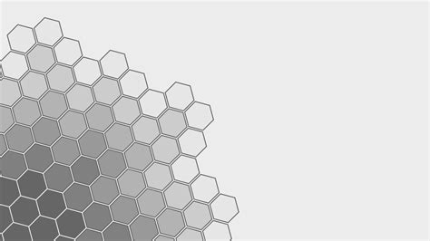 Minimalism Geometry Hexagon Simple Background Monochrome White