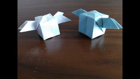 Como Hacer Un Cubo Con Alas Origami3 Youtube