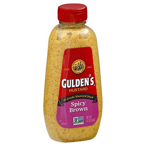 Guldens Spicy Brown Mustard Squeeze Bottle 12 Oz Safeway