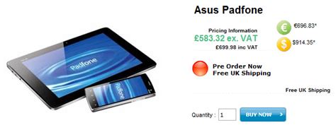 Asus Padfone Up For Pre Order In Uk For 700 Quid Can Anyone Say