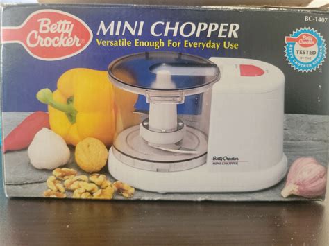 Betty Crocker Mini Chopper Bc 1407 722007014070 Ebay