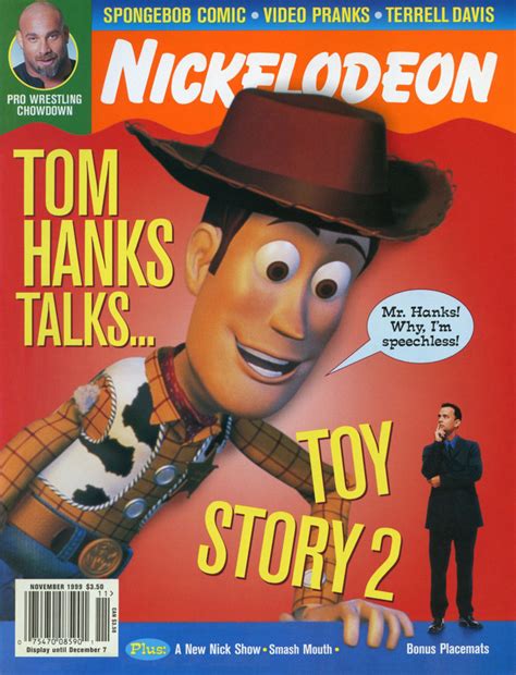 Nickelodeon Magazine 199911 Tom Hanks Talks Toy Story 2 Issue