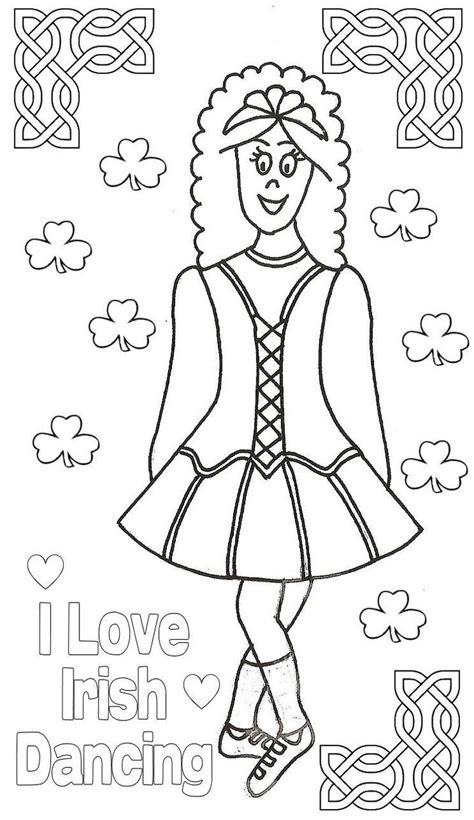 Image information image title : I love Irish Dancing colouring page | Irish Dance Images ...