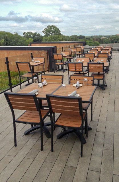 Our Atlantic Outdoor Furniture Collection On A Rooftop Bar