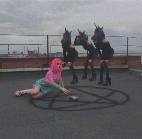 grunge aes black carefree satan tumblr dark edgy emo mood | Aesthetic