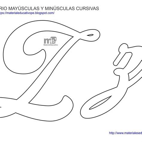 Moldes De Letras Cursivas Mayusculas Y Minusculas Images