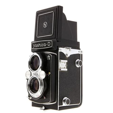 Yashica D Medium Format Tlr Camera With 80mm F35 Yashinon Black 120