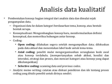 Contoh Metode Analisis Data Untuk Penelitian Kualitatif Dan Kuantitatif