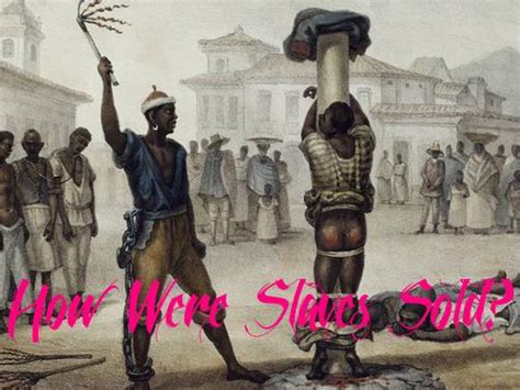 How Were Slaves Sold Teaching Resources