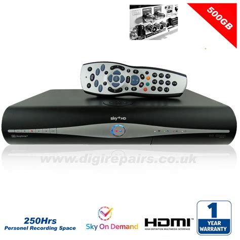 Sky Plus Hd Box Brand New 500gb With Rf 1 And 2 Buy £9495