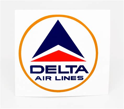 Delta Logo Sticker Vinyl Planewear