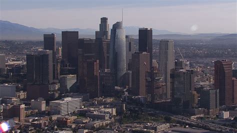 Hd Stock Footage Aerial Video Flyby Towering Skyscrapers In The Citys