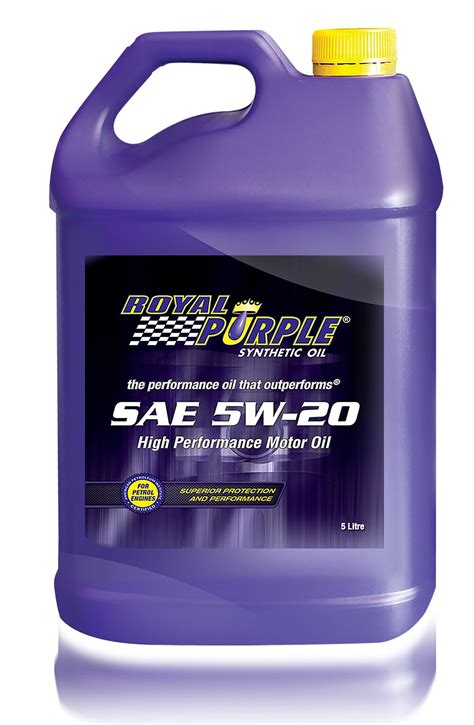 Rp Sae 5w 20 Royal Purple Motor Oil 5 Litre — Royal Purple Australia