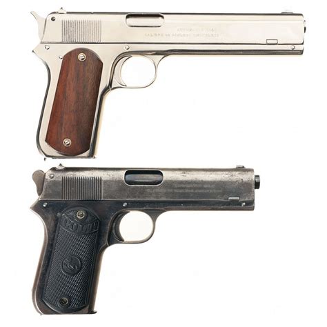 Collectors Lot Of Two Early Colt Semi Automatic Pistols