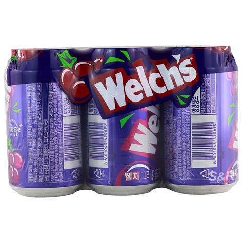 Welchs Sparkling Grape Soda 6pcs