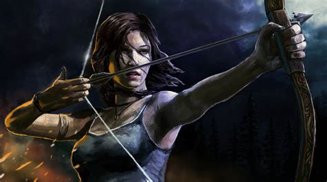 Lara Croft Tomb Raider Artwork K Hd Artist K Wallpapers Images