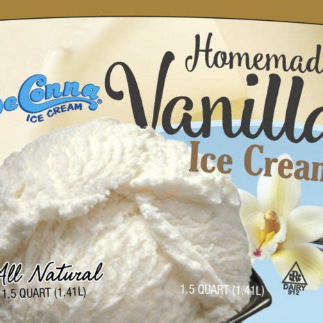 Homestyle Vanilla DeConna Ice Cream