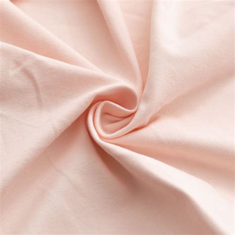 Pale Peach Solid Cotton Lycra Knit Fabric 4 Way Stretch Etsy