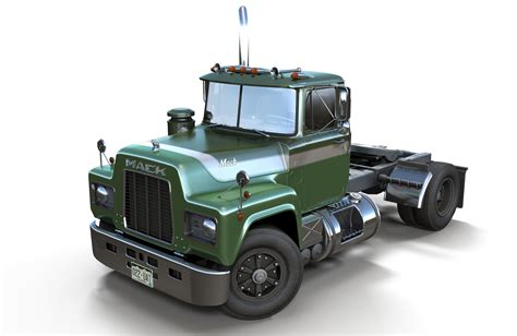 3d Mack R Truck Turbosquid 1608203