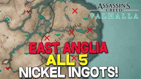 East Anglia All 5 Nickel Ingot Location Guide England Assassin S